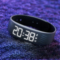 Vibrating Alarm Wristband – LED Clock & Sleep Tracker Watch