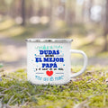 Best Father in the World Enamel Mug | Dad Gift Mug