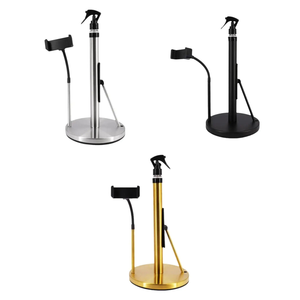 3-in-1 Stainless Steel Paper Towel Holder & Spray Organizer