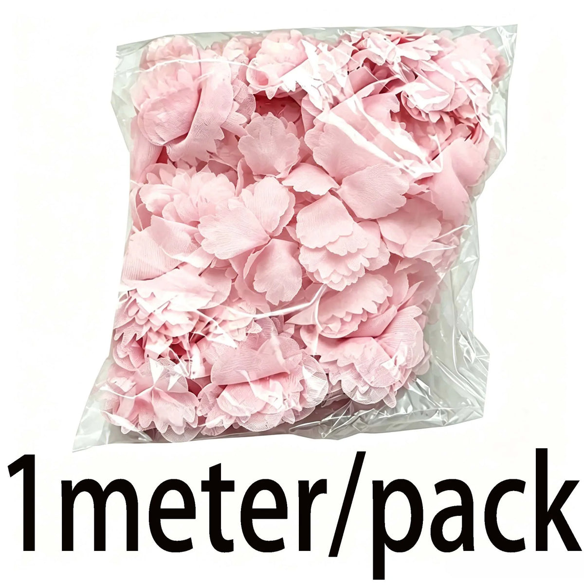 1-Meter Chiffon Lace Ribbon – Jacquard Floral Craft Trim 50mm
