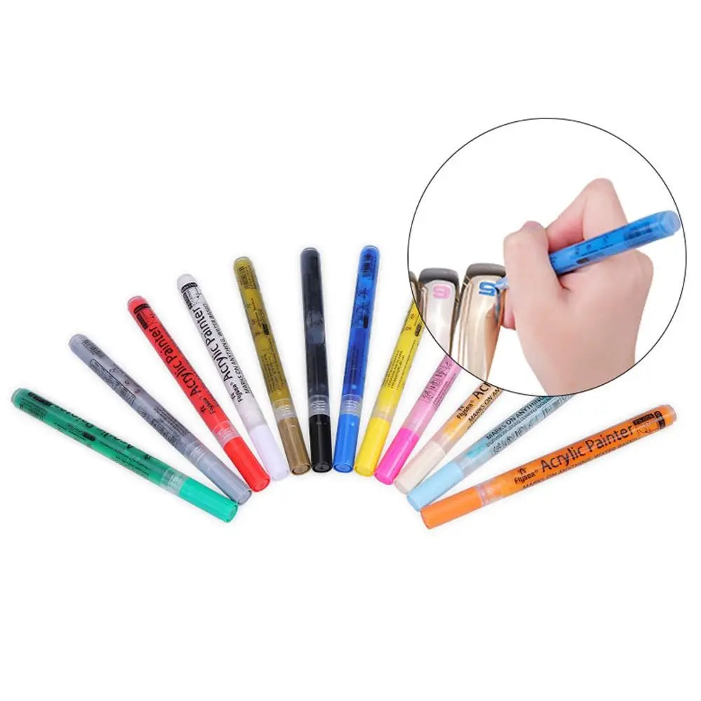 Acrylic Golf Club Color Paint Pen – 10 Colors, Waterproof