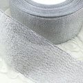 25 Yards Gold & Silver Metallic Ribbon 50mm – Gift & Wedding