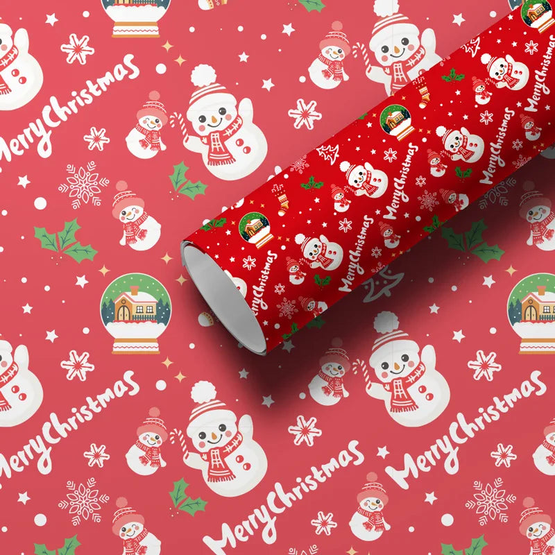 Christmas Wrapping Paper 50x70cm – Festive Holiday Gift Wrap