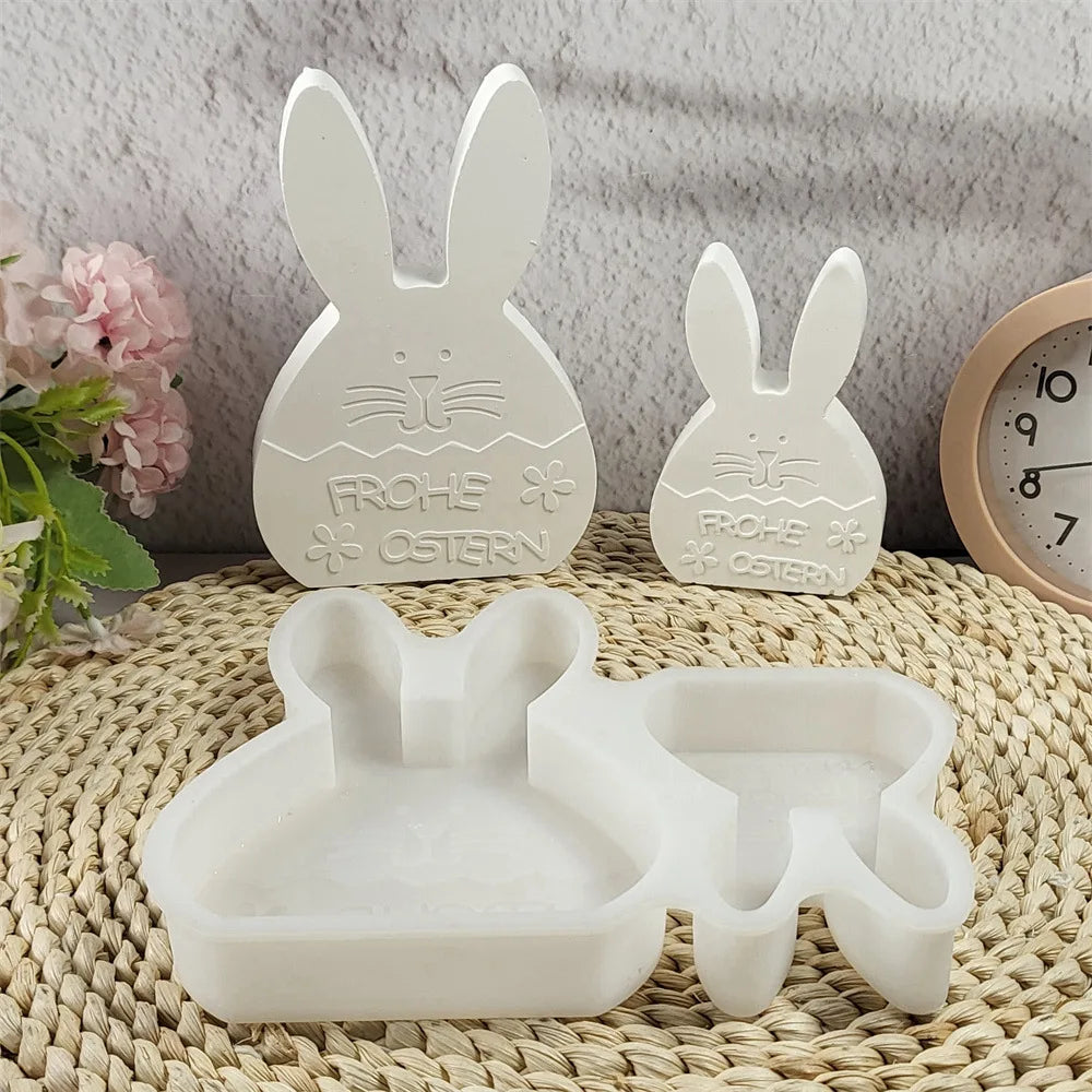 Easter Bunny Eggshell Silicone Mold – Candle, Soap & Resin DIY