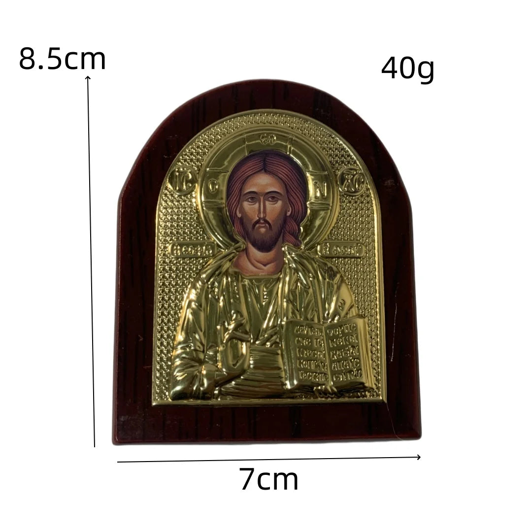 Orthodox Wooden Virgin Mary Icon – Home & Church Décor