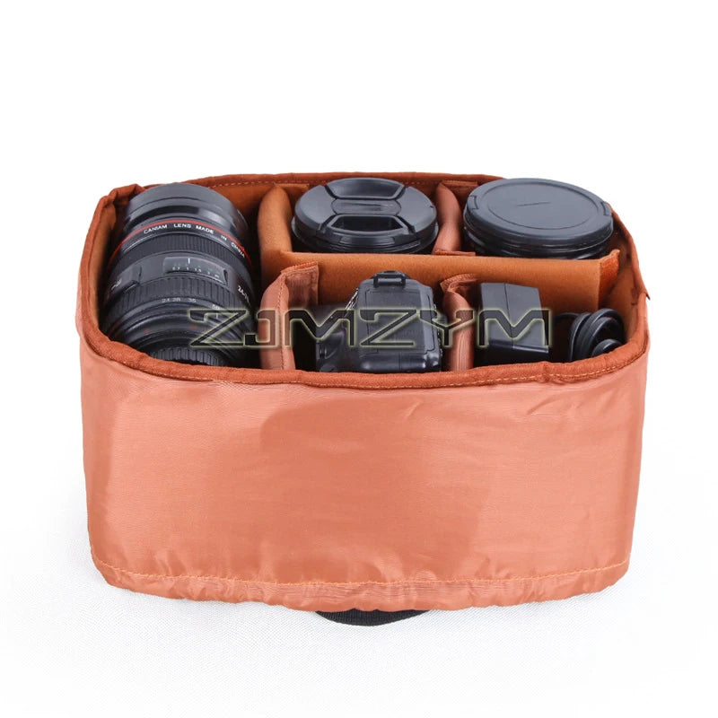 Velvet Camera Bag – Waterproof DSLR Photography Liner Insert