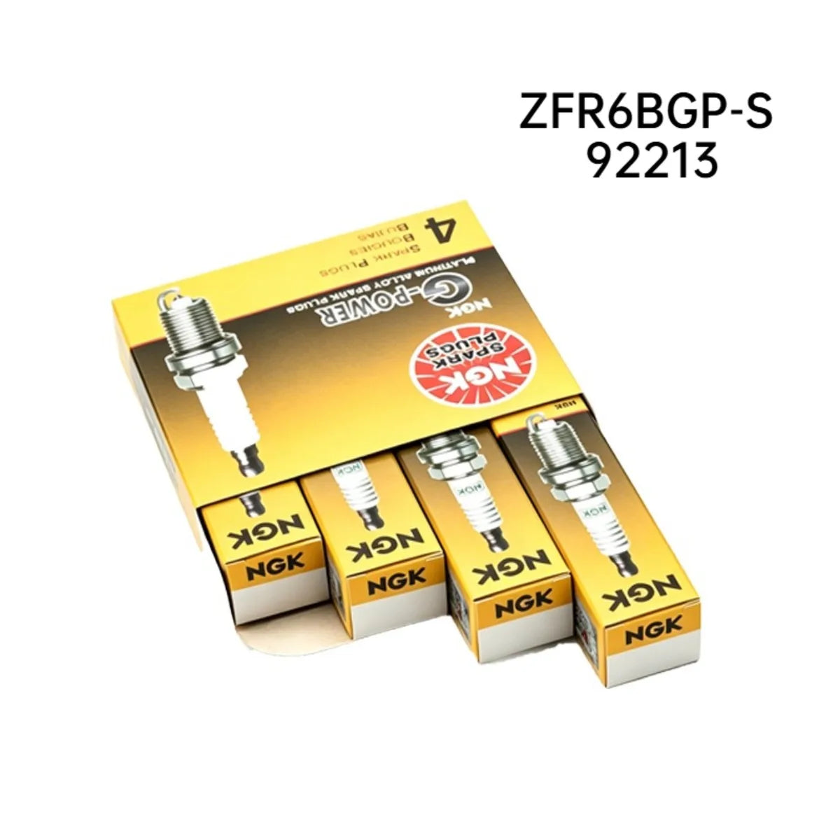NGK ZFR6BGP-S 92213 Platinum Spark Plug | 4/8/12 Pack