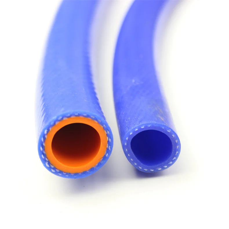 Blue Braided Silicone Hose | High Temp & Pressure – 1M Lot