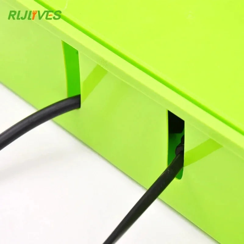 Power Strip Storage Box – Dustproof Cable Manager Cover