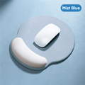 Gradient Mouse Pad with Wrist Rest & Non-Slip Rubber Base