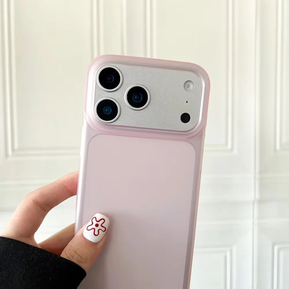 Clear Matte Silicone iPhone Case | Candy Color TPU Cover