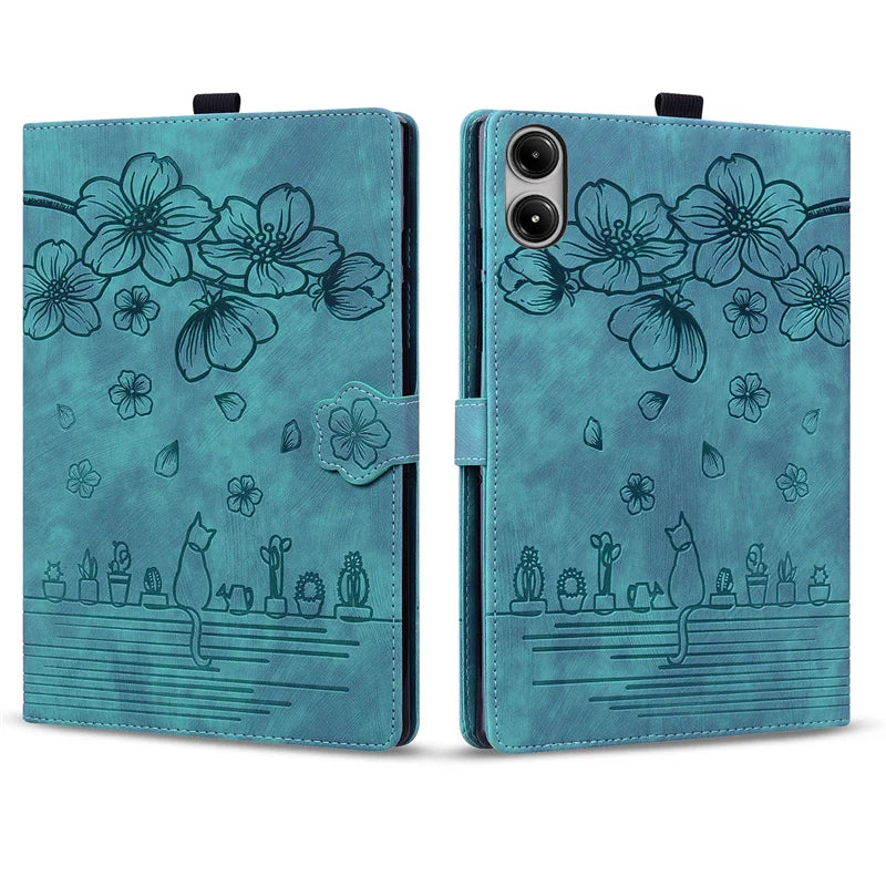 Redmi Pad 2 Pro 12.1" Embossed PU Leather Wallet Case 2025