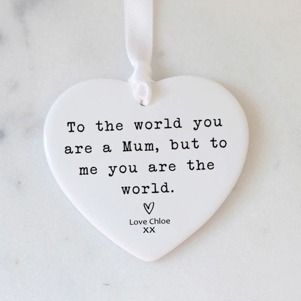 Personalised Mum Ceramic Keepsake – Mother's Day & Birthday Gift