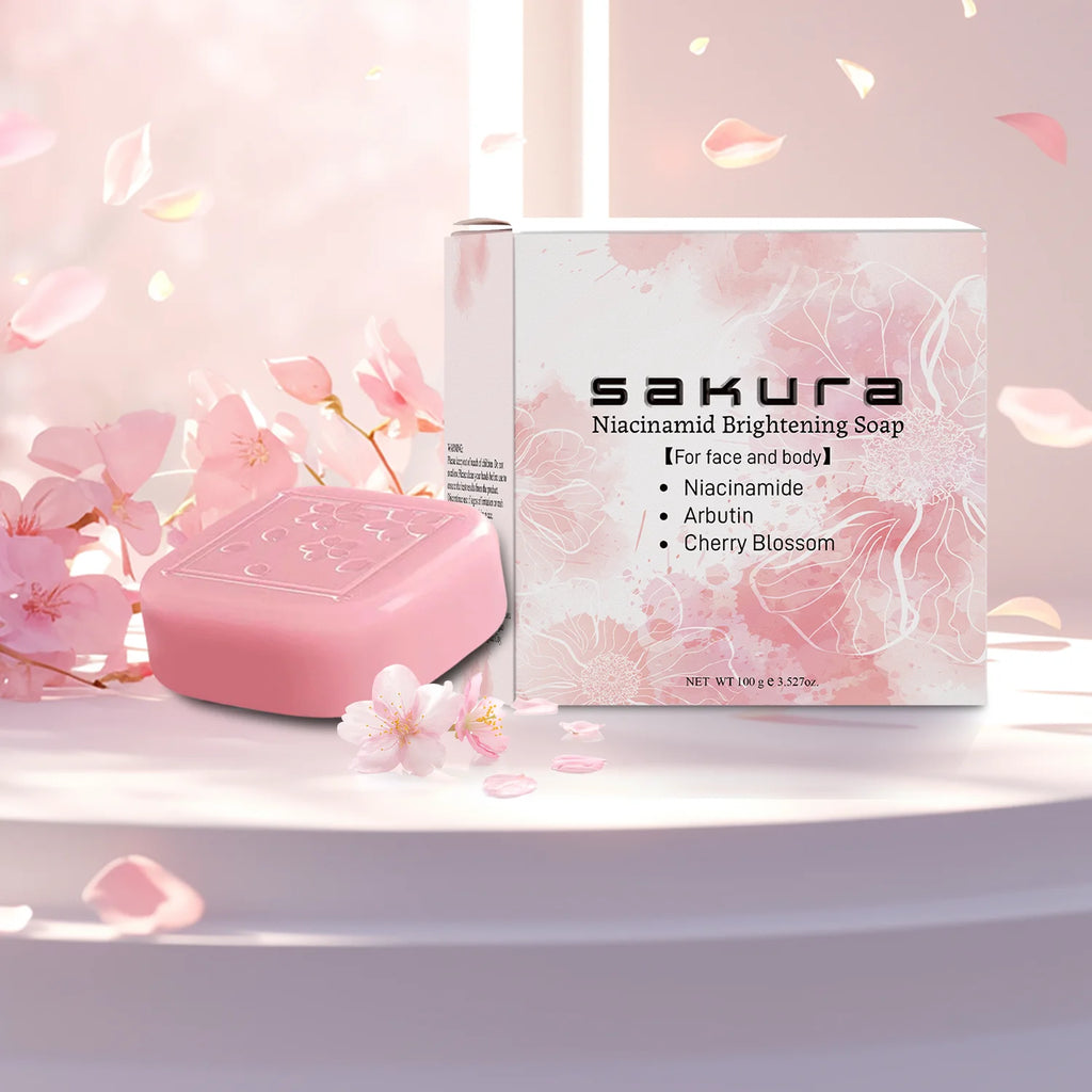 AOAO Sakura Brightening Bar Soap – Cherry Blossom Scent