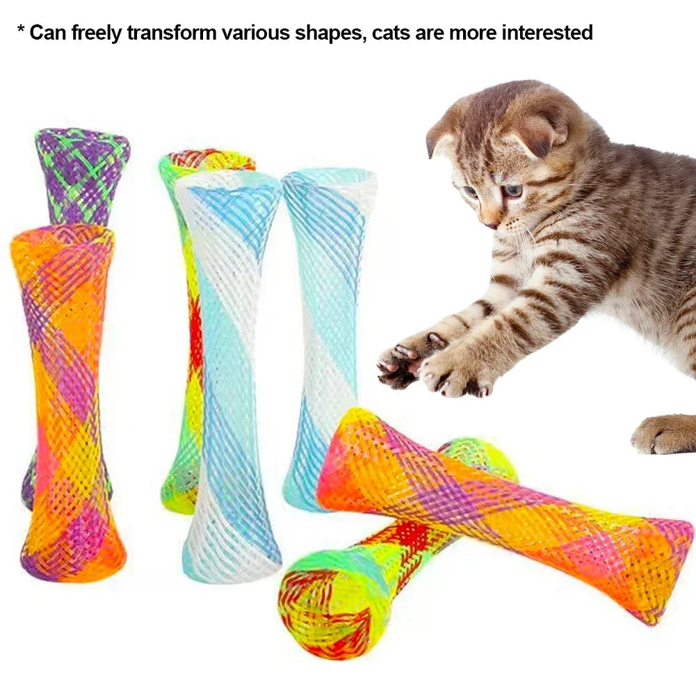 Colorful Cat Spring Toys – Interactive Indoor Cat Play Toy