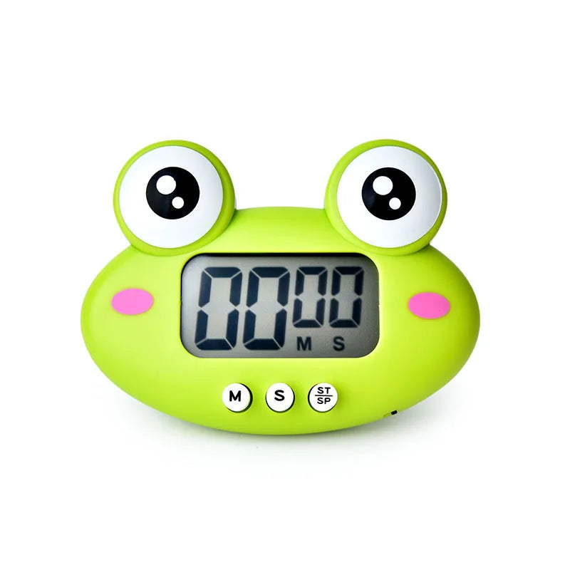Cute Frog Digital Kitchen Timer 1-99 Min Countdown