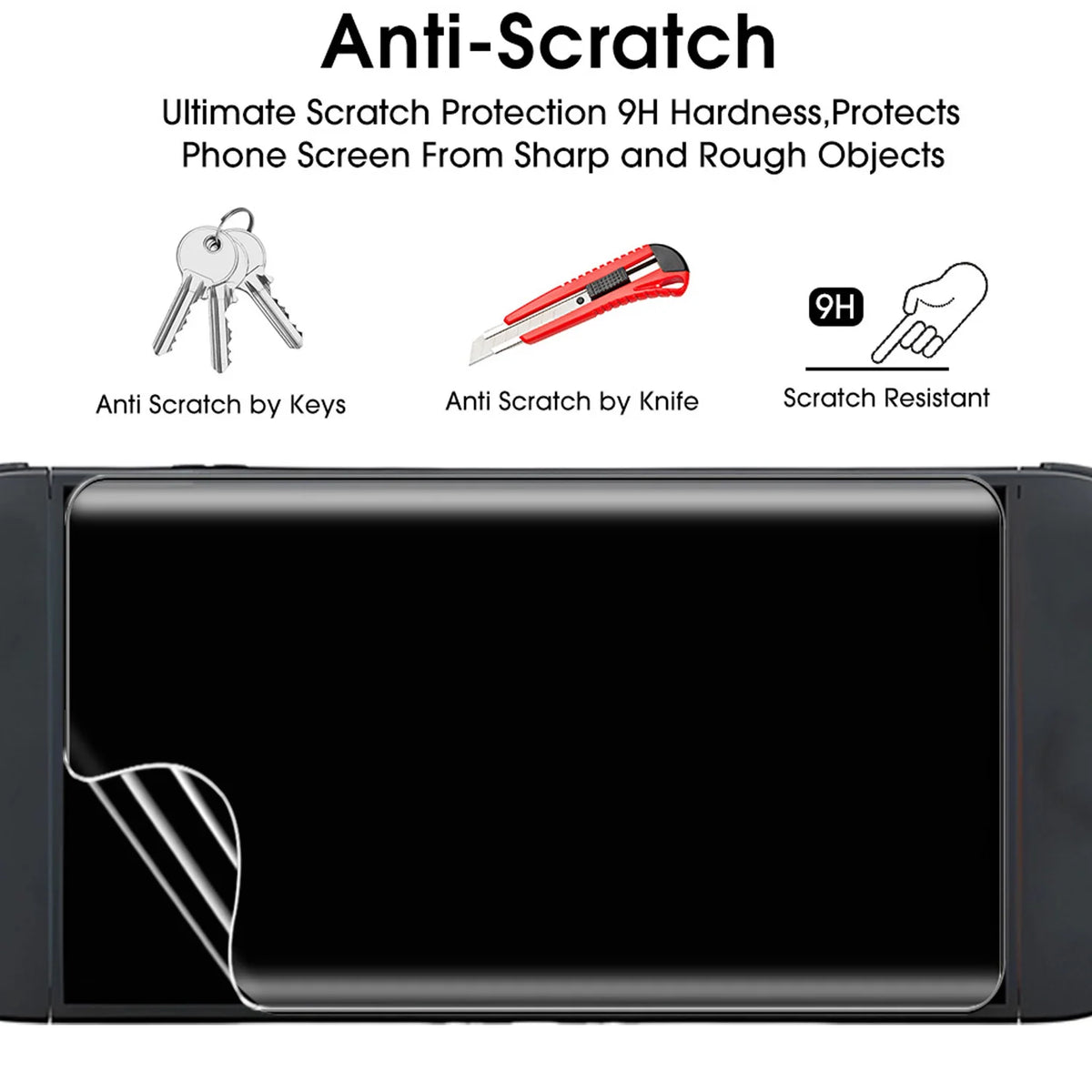 TPU Hydrogel Screen Protector – Nintendo Switch 2/OLED/Lite