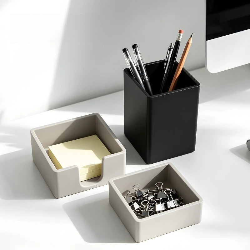 Silicone Desktop Organizer – Pen Holder & Jewelry Tray