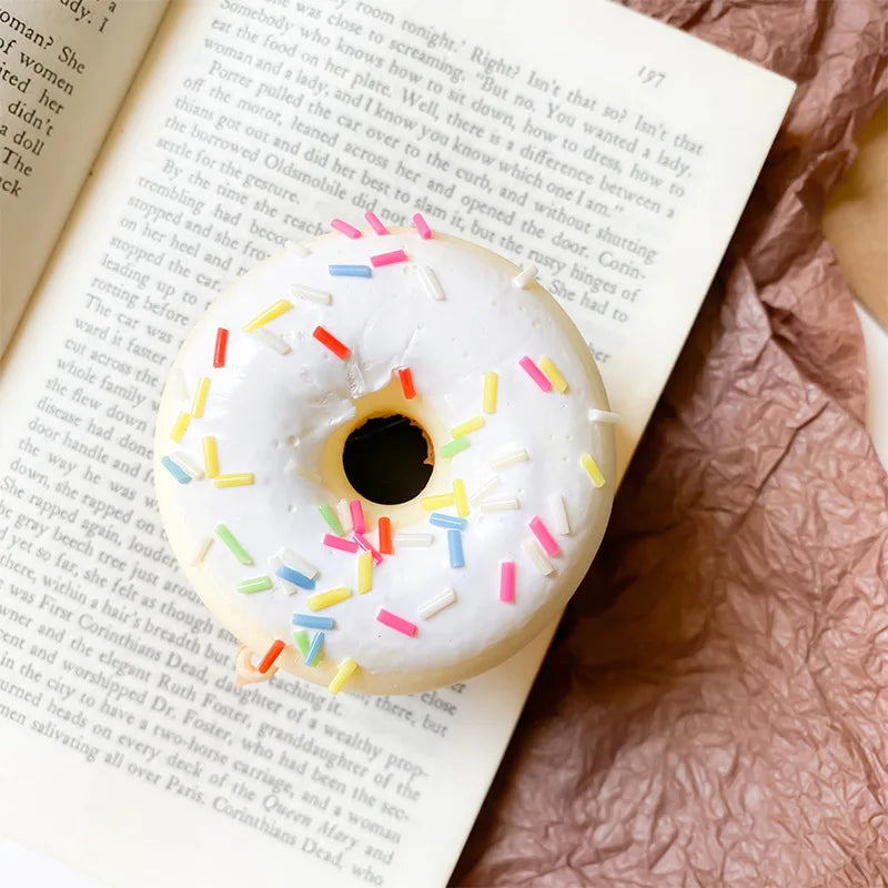 3D Donut Phone Holder – Retractable Desktop Stand