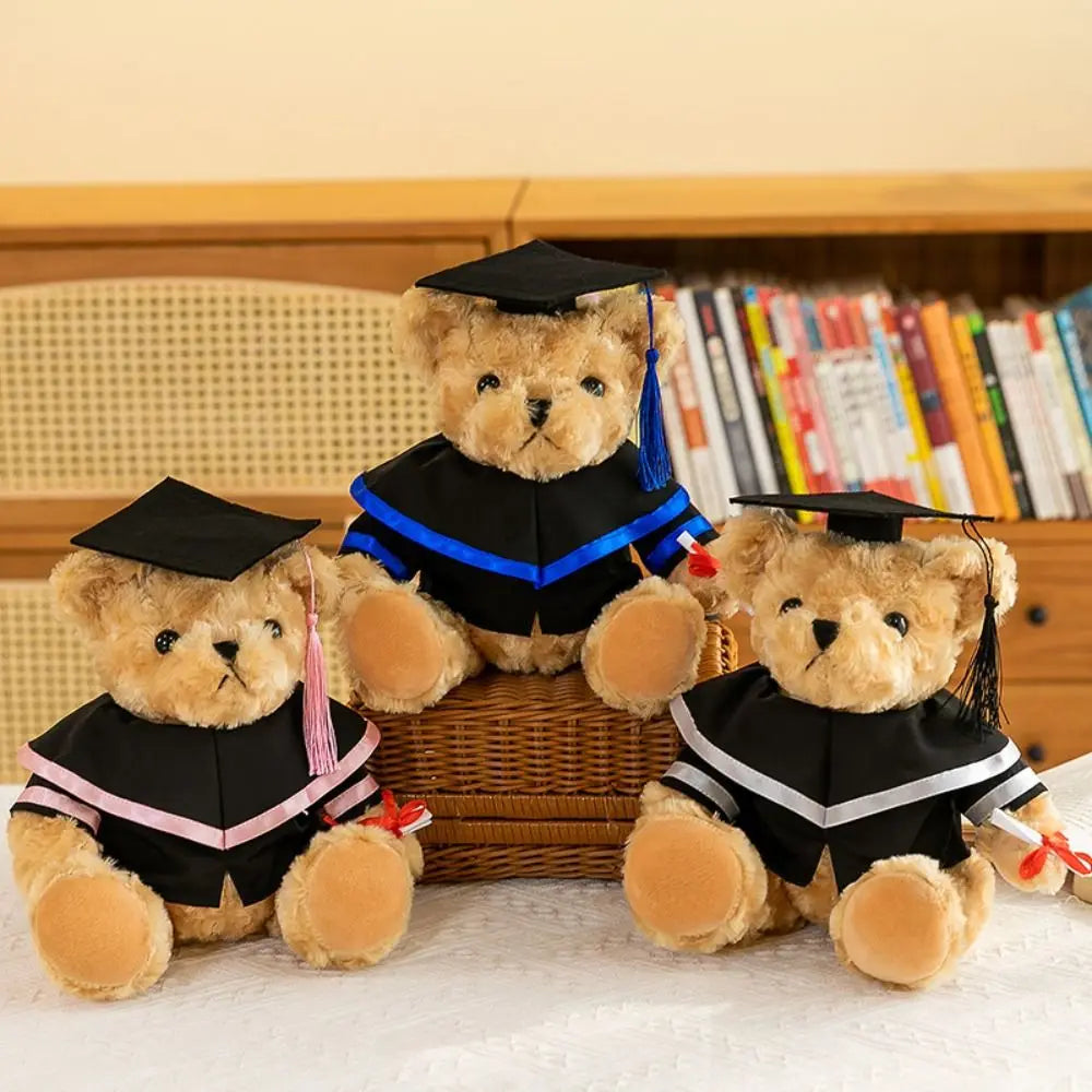 Miniature Bear Graduation Outfit Set – Cape, Hat & Certificate