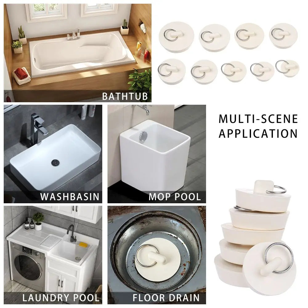 Rubber Bathtub & Sink Drain Stopper – 3-Inch Plug