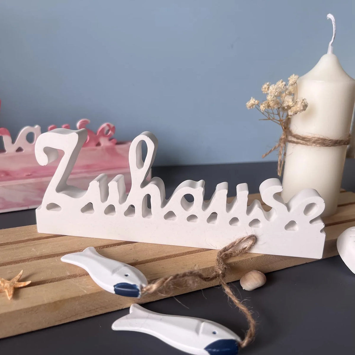 German Alphabet Silicone Mould – DIY Plaster & Resin Letter Mold
