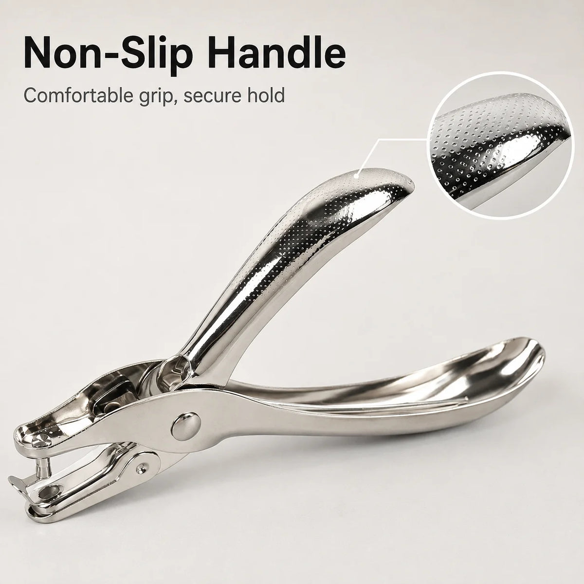 6mm Heavy Duty Handheld Single Hole Punch with Chip Collector