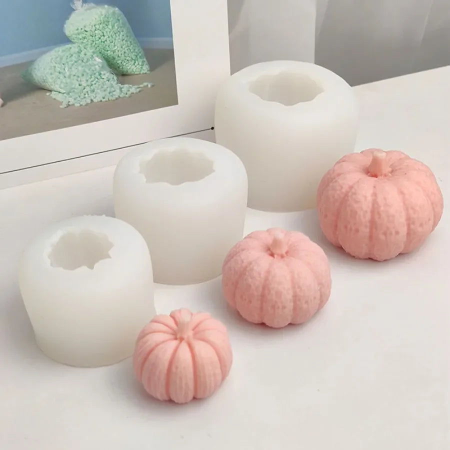 Halloween Pumpkin Silicone Mold – Candle Soap Resin Chocolate