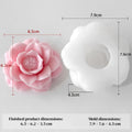 3D Peony Rose Silicone Mold – Candle, Resin & Cake DIY Mold