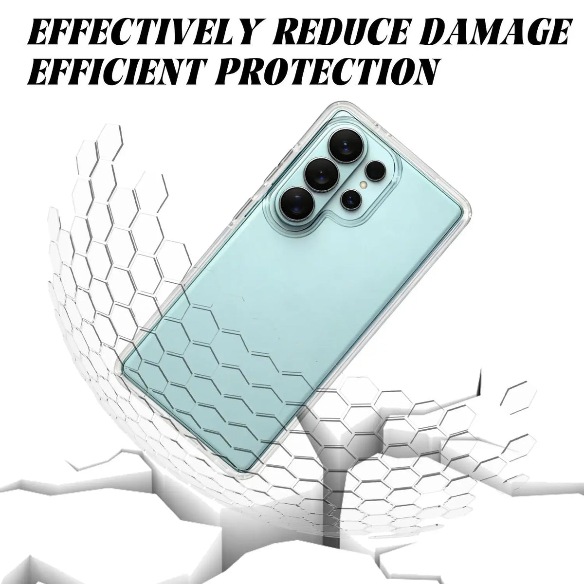 Samsung Galaxy S26 Clear Full Body Case – 360° PC+PET Cover