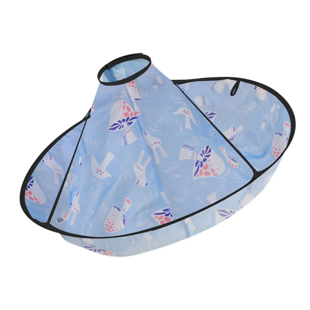 Kids Waterproof Hair Cutting Cape | Colorful Foldable Cloak