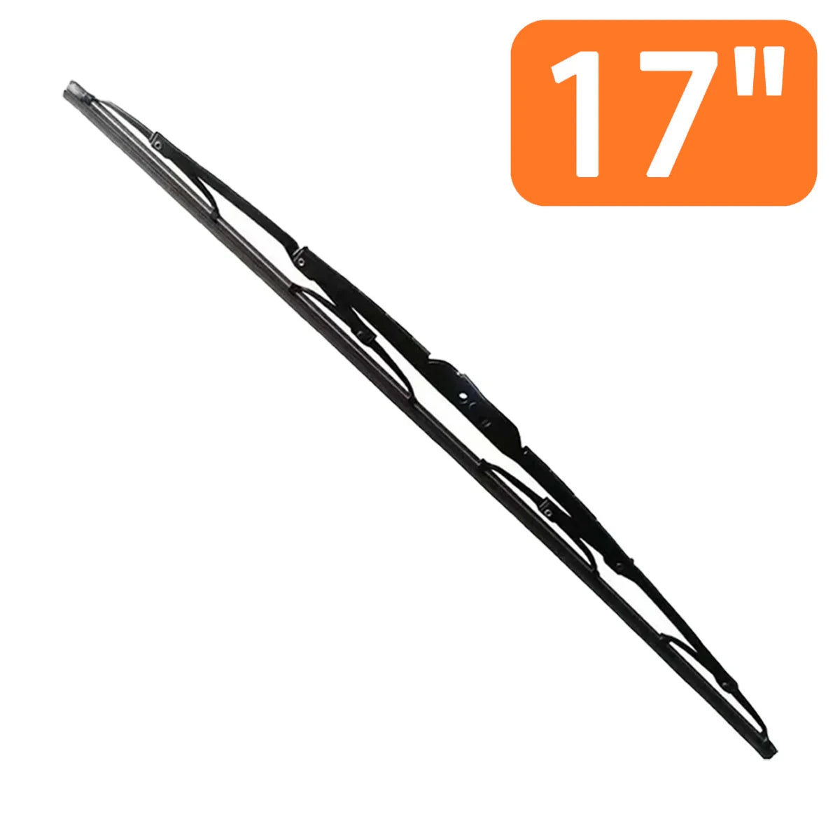 Universal Wiper Blade U/J Hook Metal Frame | 14"–24" Sizes