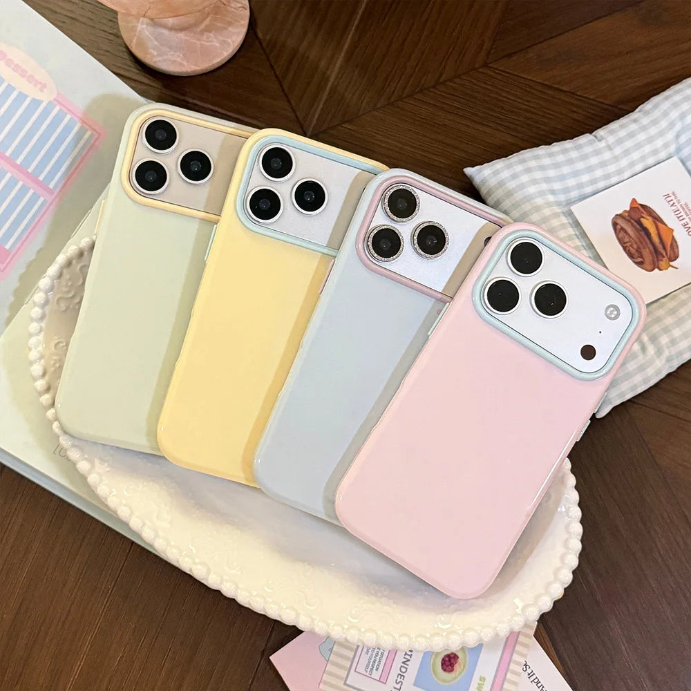 Candy Color Liquid Silicone iPhone Case – 12 to 17 Pro Max