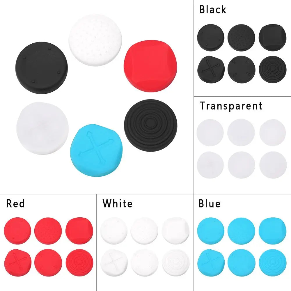 6-in-1 Silicone Thumbstick Grip Caps for PS Vita 1000/2000