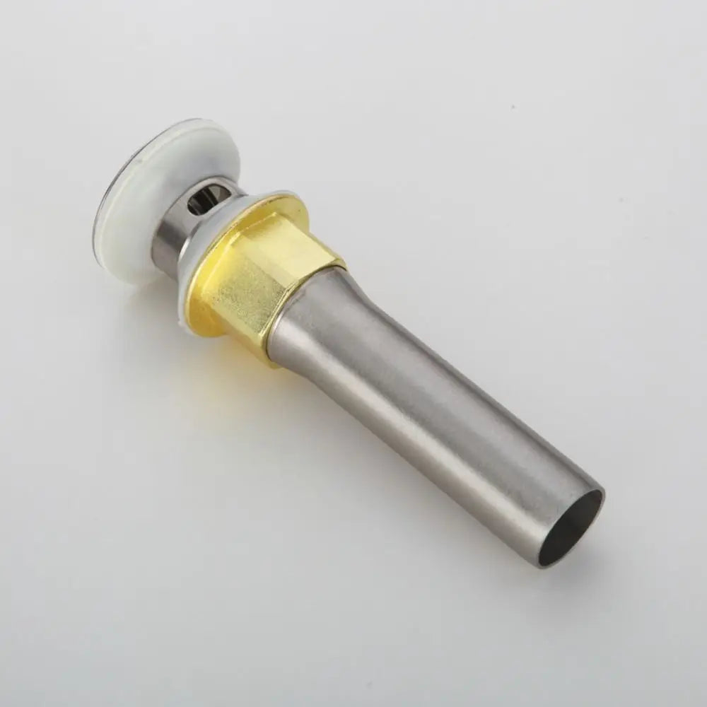 Brass Pop-Up Bathroom Sink Drain Stop & Strainer Plug