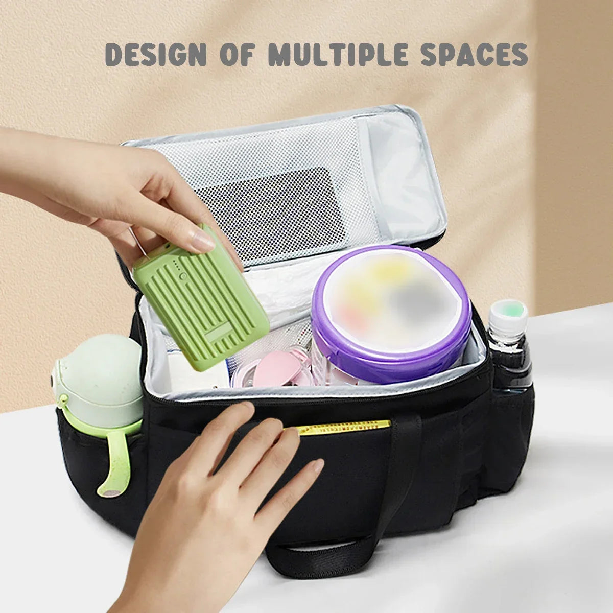 Large Waterproof Baby Stroller Diaper Bag Organizer | NIFTY