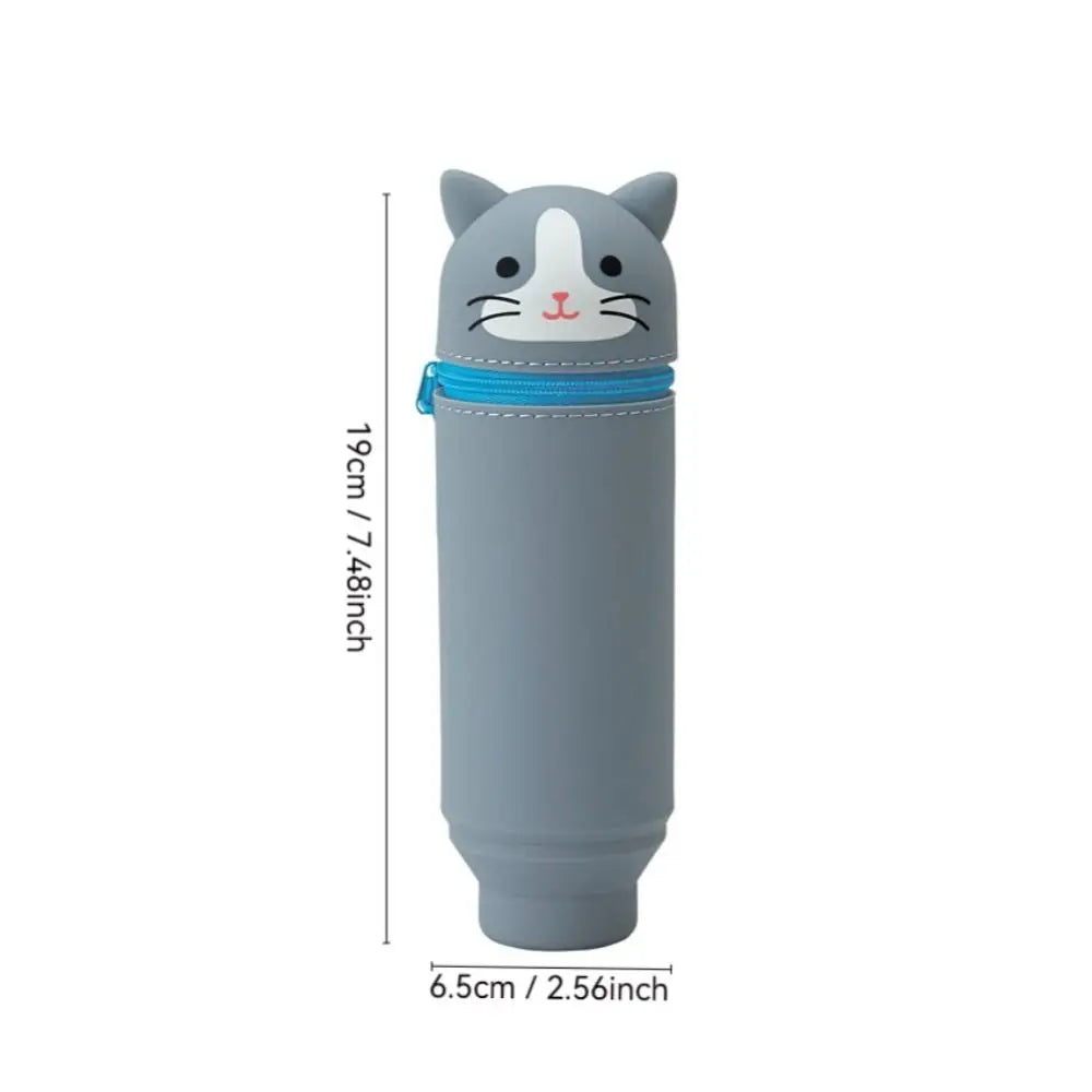 Foldable Animal Pencil Case – Rabbit & Shark Pen Box