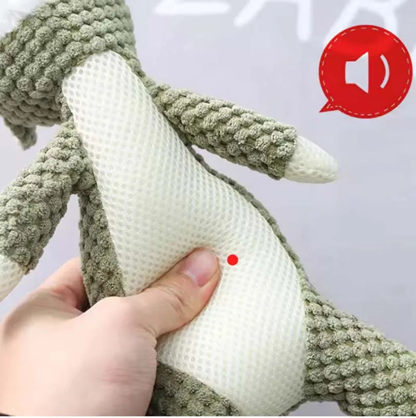 Plush Squeak Fleece Chew Toy for Large Dogs – Molar Toy