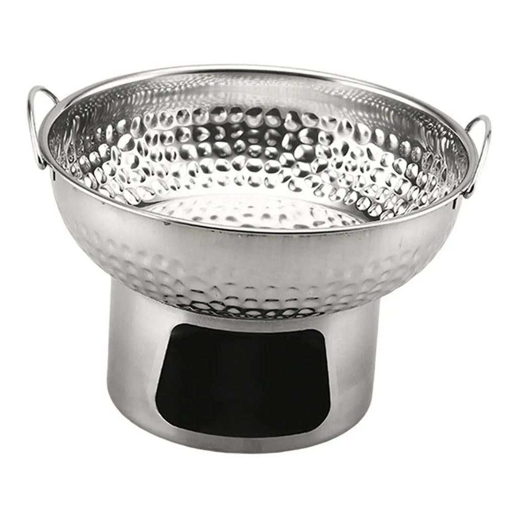 Stainless Steel Thai Tom Yum Hot Pot 18cm | Hammered Texture