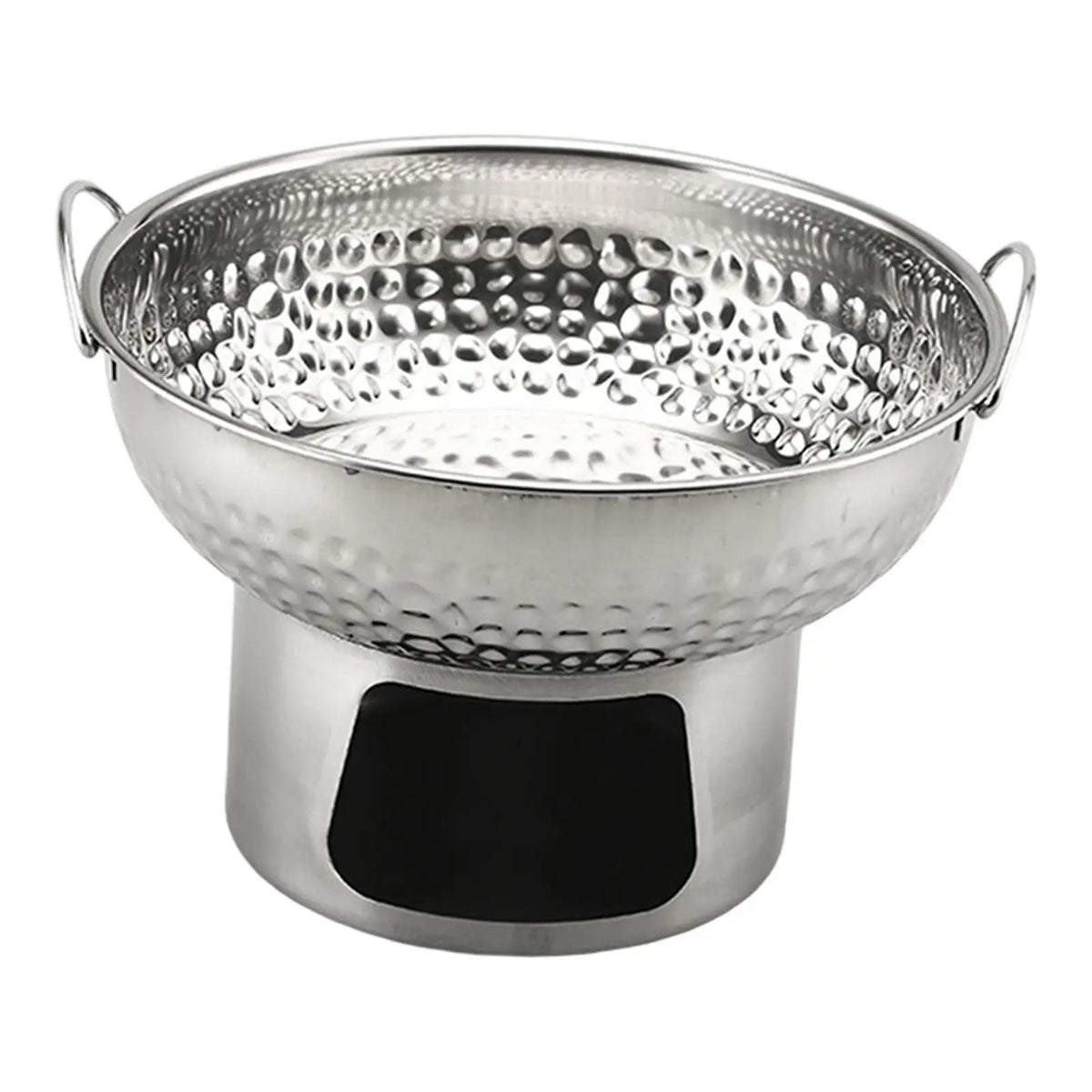 Stainless Steel Thai Tom Yum Hot Pot 18cm | Hammered Texture